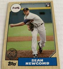 Sean Newcomb #49 Baseball Cards 2017 Topps Update 1987 Prices