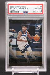 Anthony Edwards [Gold] #101 Basketball Cards 2020 Panini Chronicles Prices