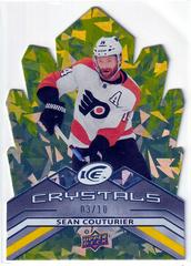 Sean Couturier [Yellow] Hockey Cards 2021 Upper Deck Ice Crystals Prices
