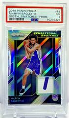 Marvin Bagley III [Prime] #88 Basketball Cards 2018 Panini Prizm Sensational Swatches Prices