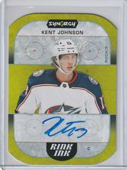 Kent Johnson #RIR-KJ Hockey Cards 2022 Upper Deck Synergy Rink Ink Rookie Autographs Prices