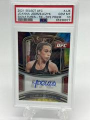 Joanna Jedrzejczyk [Tie Dye Prizms] Ufc Cards 2021 Panini Select UFC Signatures Prices