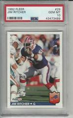Jim Ritcher #29 Football Cards 1992 Fleer Prices