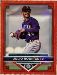 Julio Rodriguez [Red] #92 Baseball Cards 2023 Topps Flagship Collection Prices