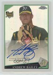 Andrew Bailey [Autograph] #242 Baseball Cards 2009 Topps Chrome Prices