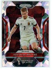 Kevin De Bruyne [Ice] #19 Soccer Cards 2022 Panini Prizm World Cup Prices