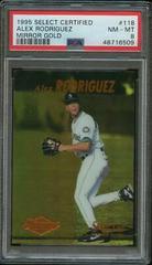 Alex Rodriguez [Mirror Gold] #118 Baseball Cards 1995 Select Certified Prices