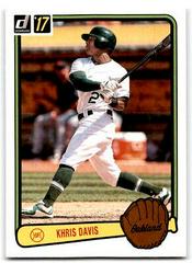 Khris Davis #RV-24 Baseball Cards 2017 Panini Donruss Retro Variations 1983 Prices