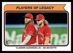 Players of Legacy [Bo Bichette, Vladimir Guerrero Jr.] #CC-2 Baseball Cards 2023 Topps Heritage Combo Prices