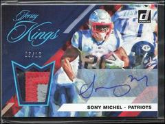 Sony Michel #JK 21 Football Cards 2019 Donruss Jersey Kings Autographs Prices