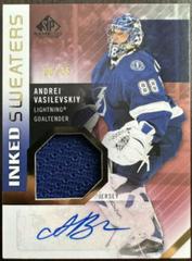 Andrei Vasilevskiy Hockey Cards 2021 SP Game Used Inked Sweaters Autograph Prices