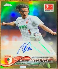 Michael Gregoritsch [Autograph Gold Refractor] #13 Soccer Cards 2018 Topps Chrome Bundesliga Prices