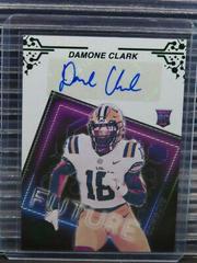 Damone Clark [Green] Football Cards 2022 Panini Elements Future Signs Autographs Prices