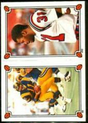 Jim Everett, Fred Marion Football Cards 1987 Topps Stickers Prices