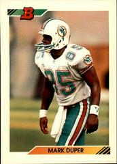 Mark Duper Football Cards 1992 Bowman Prices