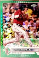 Jarren Duran [Green] Baseball Cards 2022 Topps Chrome Logofractor Prices