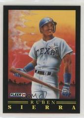 Ruben Sierra #3 Baseball Cards 1991 Fleer Pro Vision Prices