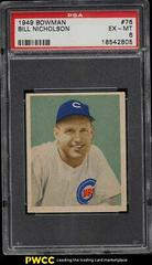 Bill Nicholson #76 Baseball Cards 1949 Bowman Prices