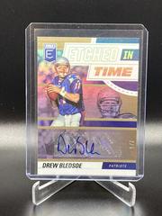Drew Bledsoe [Gold] Football Cards 2022 Panini Donruss Elite Etched in Time Signatures Prices