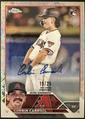 Corbin Carroll #RCA-CC Baseball Cards 2023 Topps Chrome Logofractor Autograph Prices