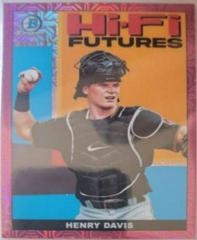 Henry Davis [Pink Refractor Mega Box Mojo] #HIFI-17 Baseball Cards 2022 Bowman Hi Fi Futures Prices