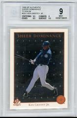 Ken Griffey Jr. [Titanium] Baseball Cards 1998 SP Authentic Sheer Dominance Prices