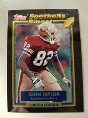 John Taylor Football Cards 1992 Topps Finest Prices