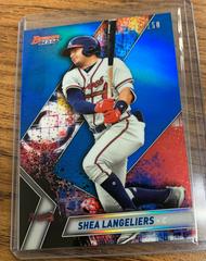 Shea Langeliers [Blue Refractor] #TP-12 Baseball Cards 2019 Bowman's Best Top Prospects Prices