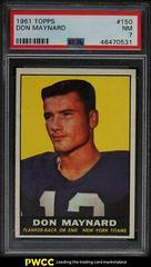 Don Maynard Football Cards 1961 Topps Prices