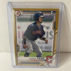 Gabriel Arias [Gold] #BP-89 Baseball Cards 2021 Bowman Paper Prospects Prices