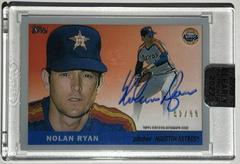 Nolan Ryan #55RA-NR Baseball Cards 2022 Topps Clearly Authentic 1955 Reimagining Autographs Prices