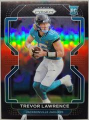 Trevor Lawrence [Red] #PB-1 Football Cards 2021 Panini Chronicles Prizm Black Prices