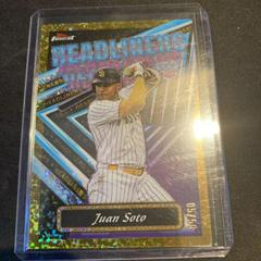 Juan Soto [Gold Mini Diamond] Baseball Cards 2023 Topps Finest Headliners Prices