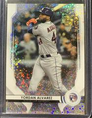 Yordan Alvarez [Speckle Refractor] #BSR-95 Baseball Cards 2020 Bowman Sterling Prices