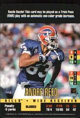 Andre Reed Football Cards 1995 Panini Donruss Red Zone Prices