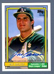 Jose Canseco #72DB-JC Baseball Cards 2022 Topps Archives 1992 MLB Debut Autographs Prices