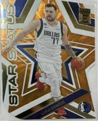 Luka Doncic [Orange Die Cut] #7 Basketball Cards 2022 Panini Donruss Elite Star Status Prices