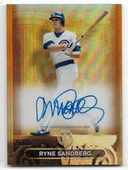 Ryne Sandberg [Orange] #PTGA-RS Baseball Cards 2024 Topps Tribute Pillars of the Game Autograph Prices