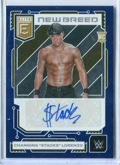 Channing Stacks Lorenzo [Blue] #15 Wrestling Cards 2023 Donruss Elite WWE New Breed Autograph Prices