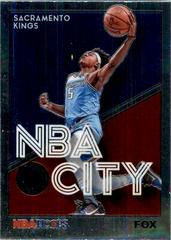 De'Aaron Fox #29 Basketball Cards 2019 Panini Hoops Premium Stock NBA City Prices