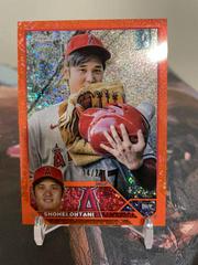 Shohei Ohtani [SP Variation Orange Speckle] Baseball Cards 2023 Topps Chrome Prices