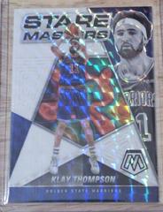Klay Thompson [White] #7 Basketball Cards 2021 Panini Mosaic Stare Masters Prices