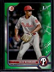 Alex McFarlane [Green] #BD-117 Baseball Cards 2022 Bowman Draft Prices