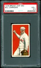Bill Carrigan Baseball Cards 1909 T206 Broad Leaf 350 Prices