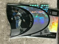 Chipper Jones [Silver] #5 Baseball Cards 1997 Spx Prices