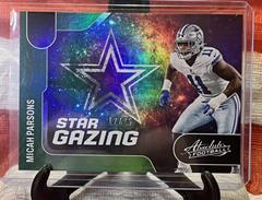 Micah Parsons [Spectrum Green] #SG-6 Football Cards 2022 Panini Absolute Star Gazing Prices