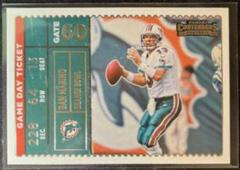 Dan Marino #GDT-DMA Football Cards 2022 Panini Contenders Game Day Ticket Prices