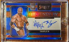 Triple H [Blue Prizm] #LS-HHH Wrestling Cards 2022 Panini Select WWE Legendary Signatures Prices