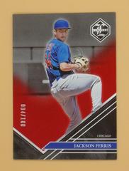 Jackson Ferris [Red] Baseball Cards 2023 Panini Chronicles Limited Prices