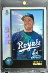 Jeremy Giambi #406 Baseball Cards 1998 Bowman Chrome Golden Anniversary Prices